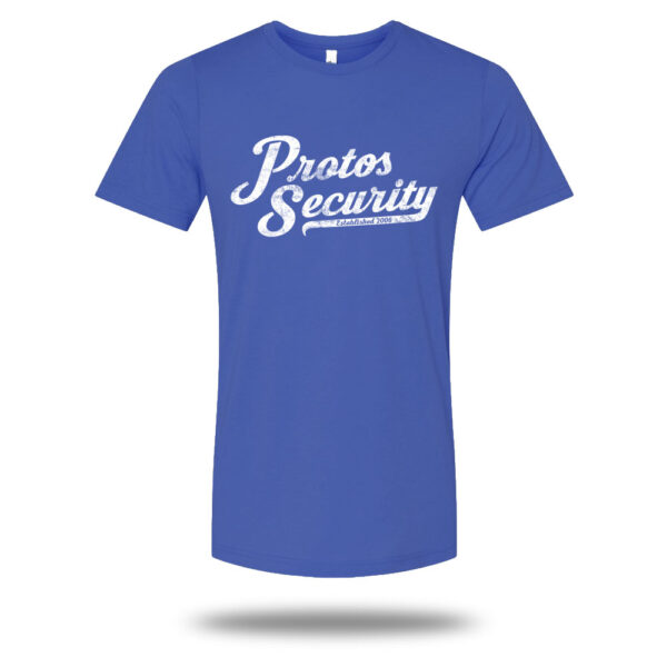 Protos Retro T-Shirt Blue